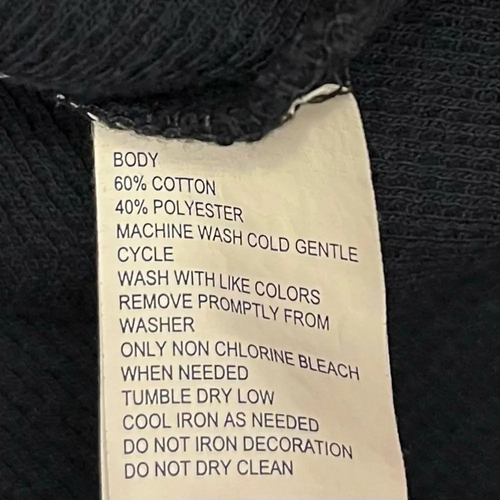 2/$30 Nautica Waffle Shirt LG Nautica Waffle Knit Shirt Top 3/4 sleeve NAVY BLUE